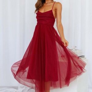Wine Fairy Vibes Midi Dress
